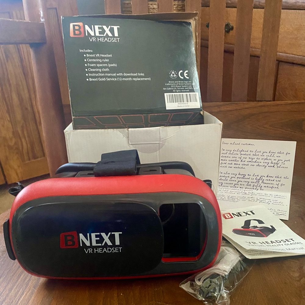 bNEXT VR Headset, screen 6.3” - Red